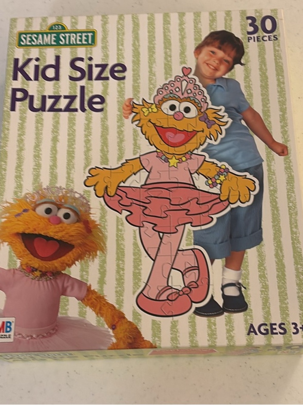 NIB Vintage Sesame Street Zoe Floor Puzzle